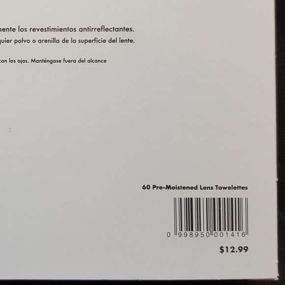 LensCrafters LENS WIPES - (2x) 60 Packs - Crafters Cleaner, camera, phone - Picture 7 of 7